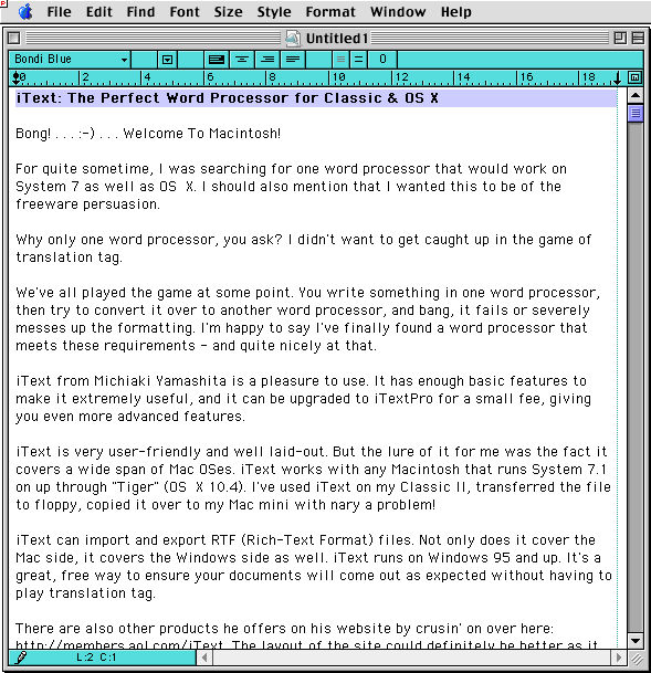 word processor for osx